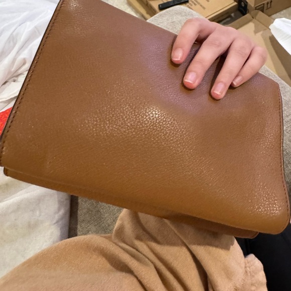 Tory Burch Cognac bombe T Combo Crossbody New - Picture 2 of 7